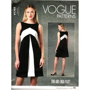 Vogue V1797 Misses 8 to 16 Fitted Dress UNCUT Sewing Pattern 2021